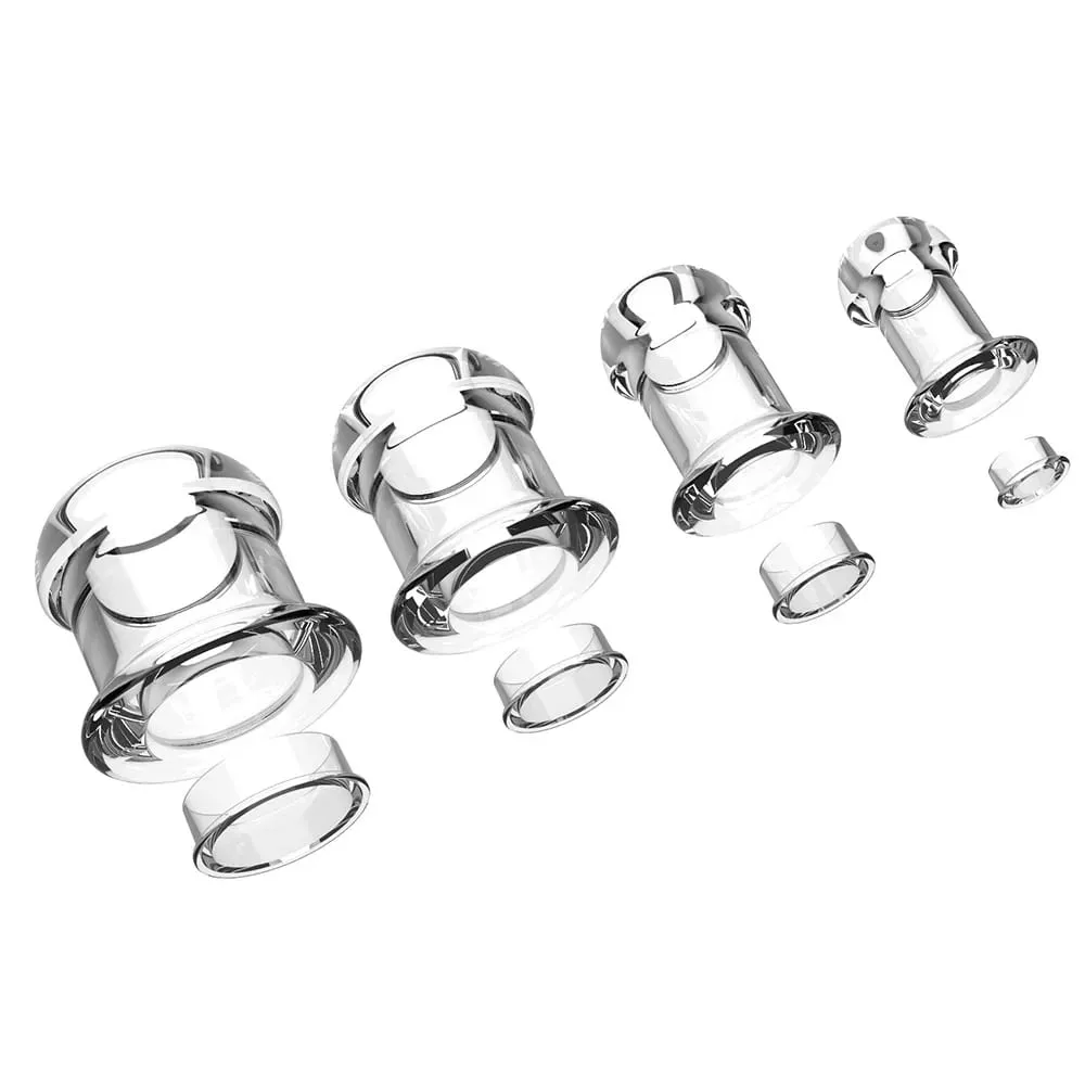 Hollow Anal Plug With Stopper Vagina Anus Dilator Speculum Expander Buttplug Prostate Massage Sex Toys For Women Men Gay