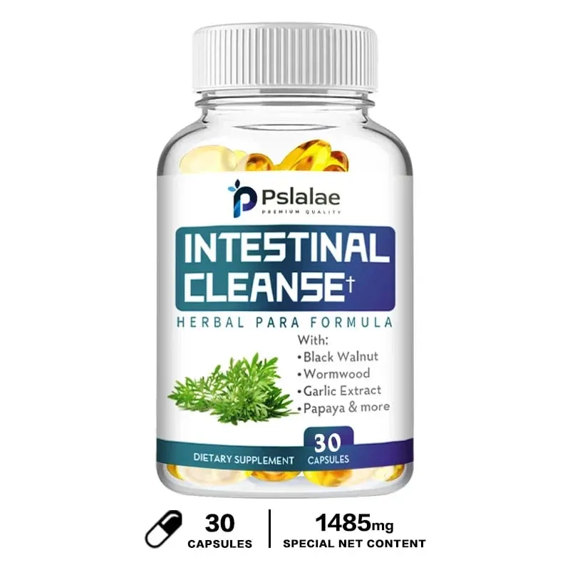 Intestinal Cleanse - Supports Cleansing Detoxification Liver Colon Cleansing Intestinal Health and Immune Enhancement