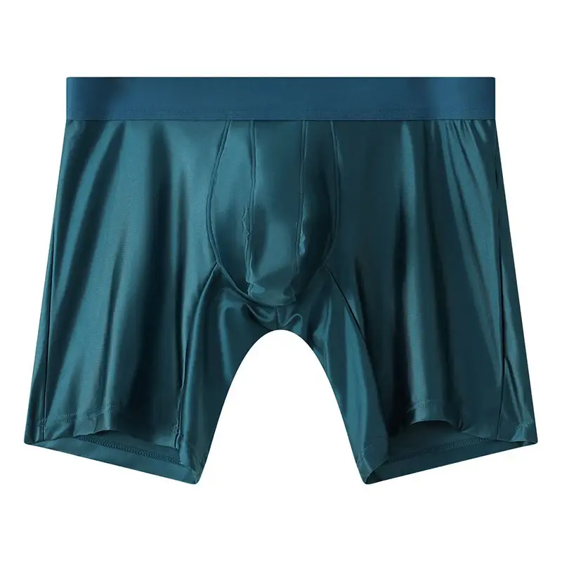 M-xxl Mens Underwear Boxers Solid U Pouch Panties For Man Extended Leg Boxer Shorts Homme Middle Waist Sports Underpants Male — image 11