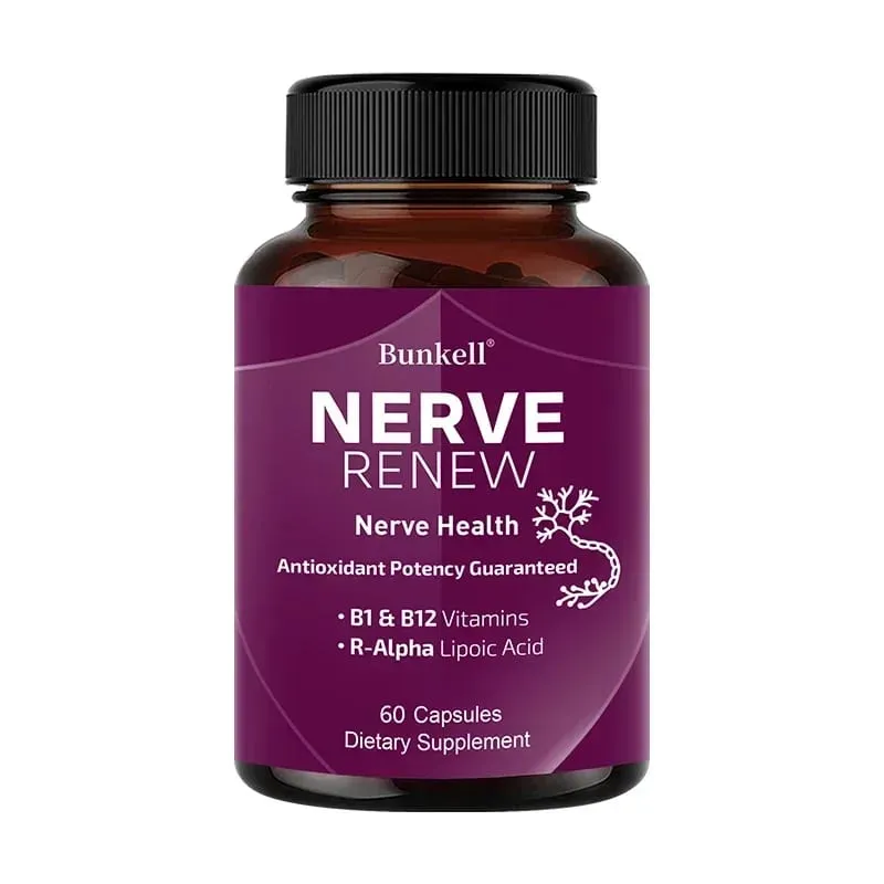 Neurological Support Capsules - Alpha Lipoic Acid Vitamins - Supports Nervous System and Joint Health Bone Health