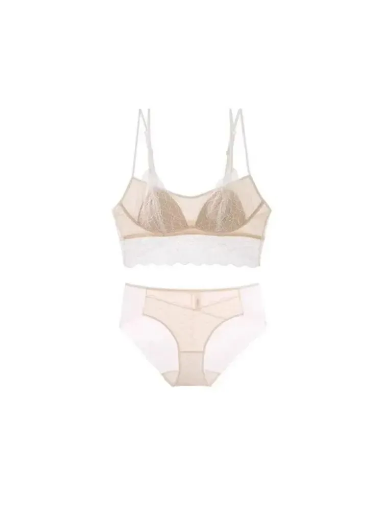 Sexy Lace Bralette No Underwire | Γαλλικό Triangle Cup σουτιέν | Καλοκαιρινό λεπτό αναπνεύσιμο για γυναίκες | Εσώρουχα αδυνατίσματος με λουράκια στην πλάτη — image 5