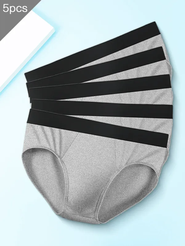 5 PEÇAS de roupa interior para homem, roupa interior para homem de grandes dimensões, cuecas masculinas sensuais, roupa interior desportiva para homem — image 4