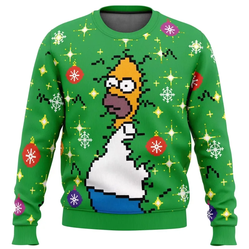 outono e inverno de volta ao futures suéteres feios de Natal, camisas de anime de desenho animato per homens e mulheres, roupas