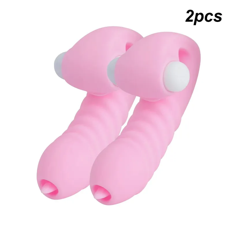 Strapon Finger Sleeve Vibrators For Women Clitoris Stimulator Vaginal Licks Anal Plug Female Masturbator Sex Toys Couples Erotic