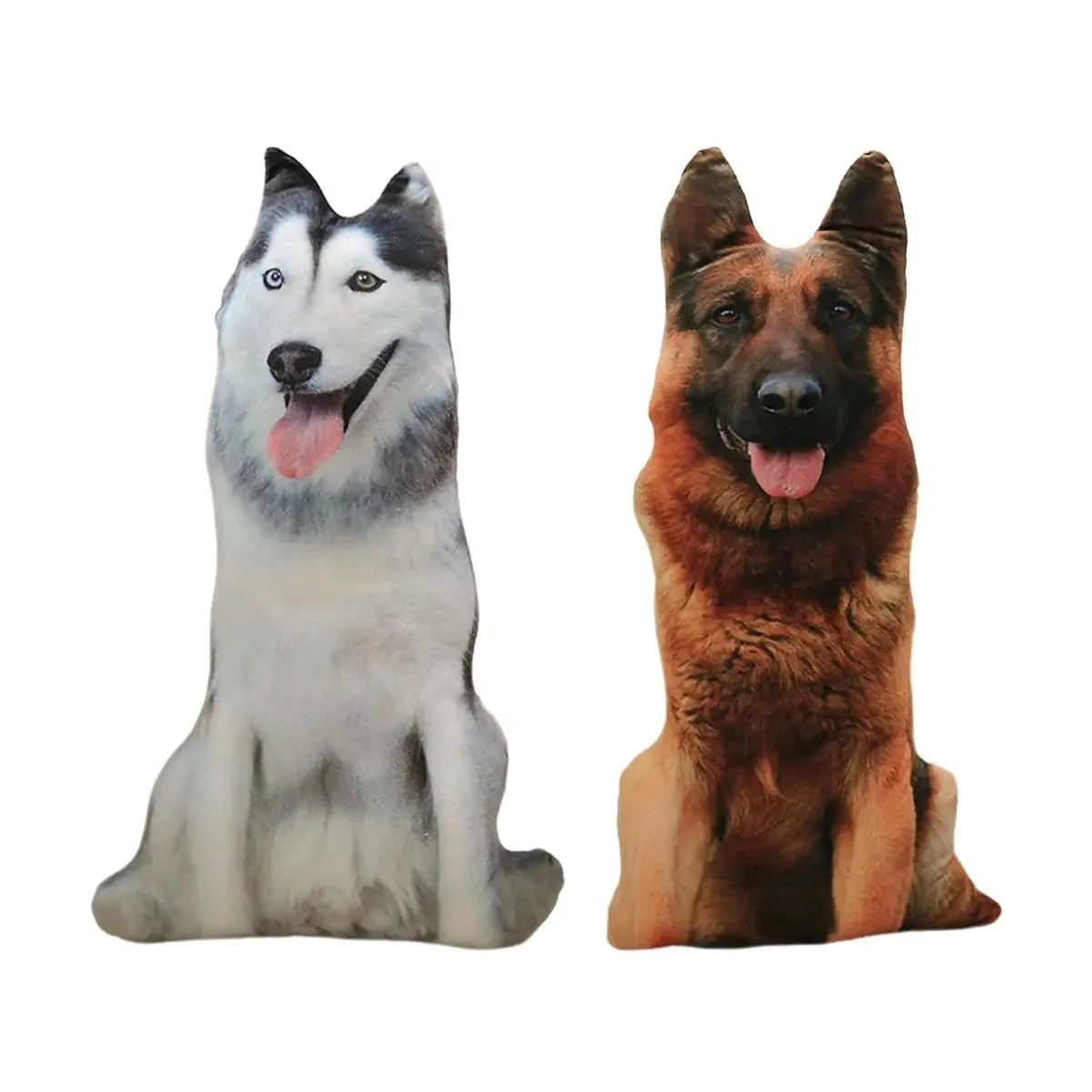3D Dog Throw Pillow Μαξιλάρι για ριχτάρι ζώων για καναπέ-κρεβάτι γραφείο