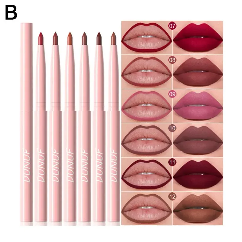 Σετ στυλό 6 χρωμάτων Lip Liner Αδιάβροχο Αδιάβροχο Εύκολο Χρώμα Διαρκές που δεν ξεθωριάζει Σετ Lip Gloss Beauty Makeup — image 8