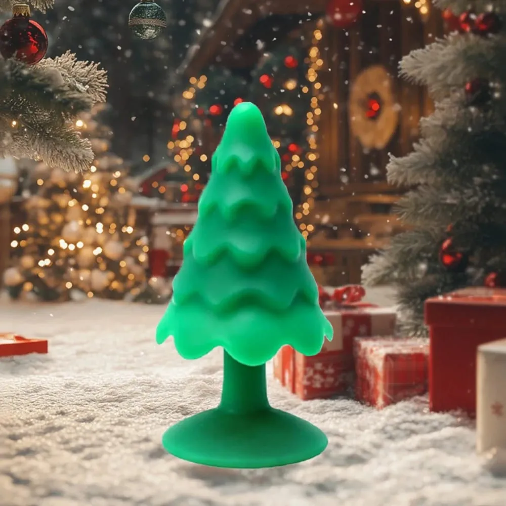 Silicone Christmas Tree Anal Plug Anal Trainer Prostate Massager Anal Sex Adult Sex Toys Women's SM Toys Gay Adult Sex Games