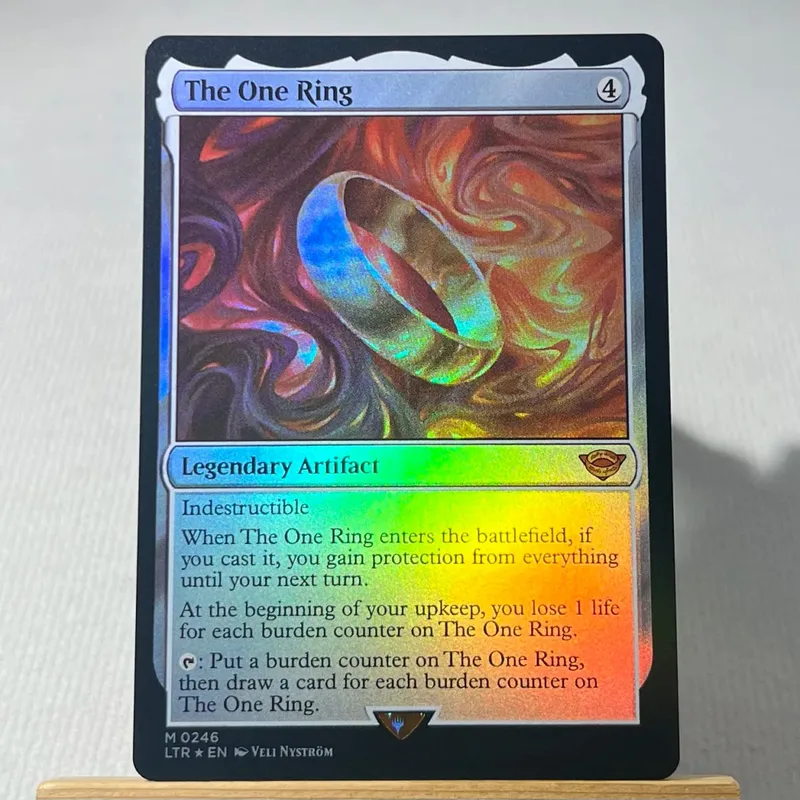 TCG Proxy Cards Deck Borad Games הולוגרמה בודדת לוטוס שחור Power9 Dual Landes The One Ring — image 12