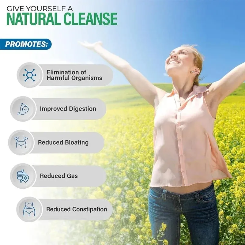 Intestinal Cleanse - Supports Cleansing Detoxification Liver Colon Cleansing Intestinal Health and Immune Enhancement