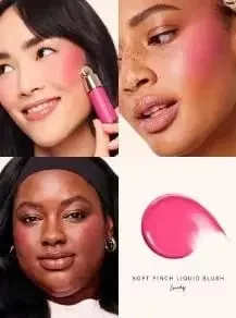 Rare Beauty Makeup Set Liquid Highlights It Remains Moist and Does Not Dry Out Blush Cream Lustrous Moist Nature Liquid Blush — image 27