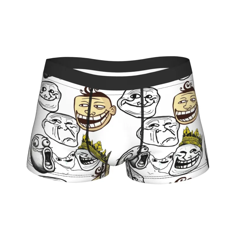 Rage Comic Trollfac Trunk Funny Anime Pouch Underwear Hot Sale Pattern Boxer Brief Comfortable Men Underpants Plus Size — image 12