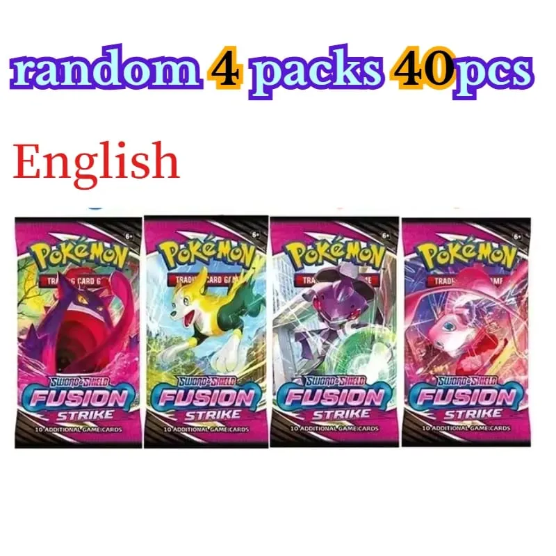 διασκέδαση 40 τεμάχια Pokemon Card Pack 4 Sets Sun Moon Violet 151 Αγγλικές κάρτες συναλλαγών Συλλεκτικά παιχνίδια Halloween Gift Fantasy Sci Fi — image 18