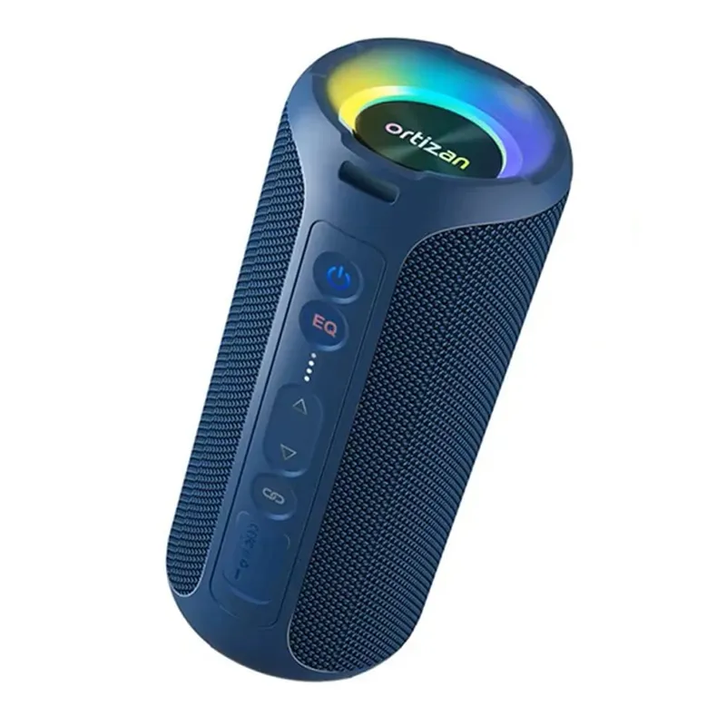 Ortizan Bluetooth Speaker 40W TWS רמקול נייד עם סטריאו סאונד בס Bluetooth 5.3 Wireless USB Type C חיצוני 6600mAh סוללה