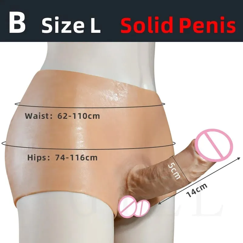 New Realistic Silicone Pegging Strapon Dildo Penis Pants Masturbators for Lesbian Sex Toys Suitable for Men Women 18+
