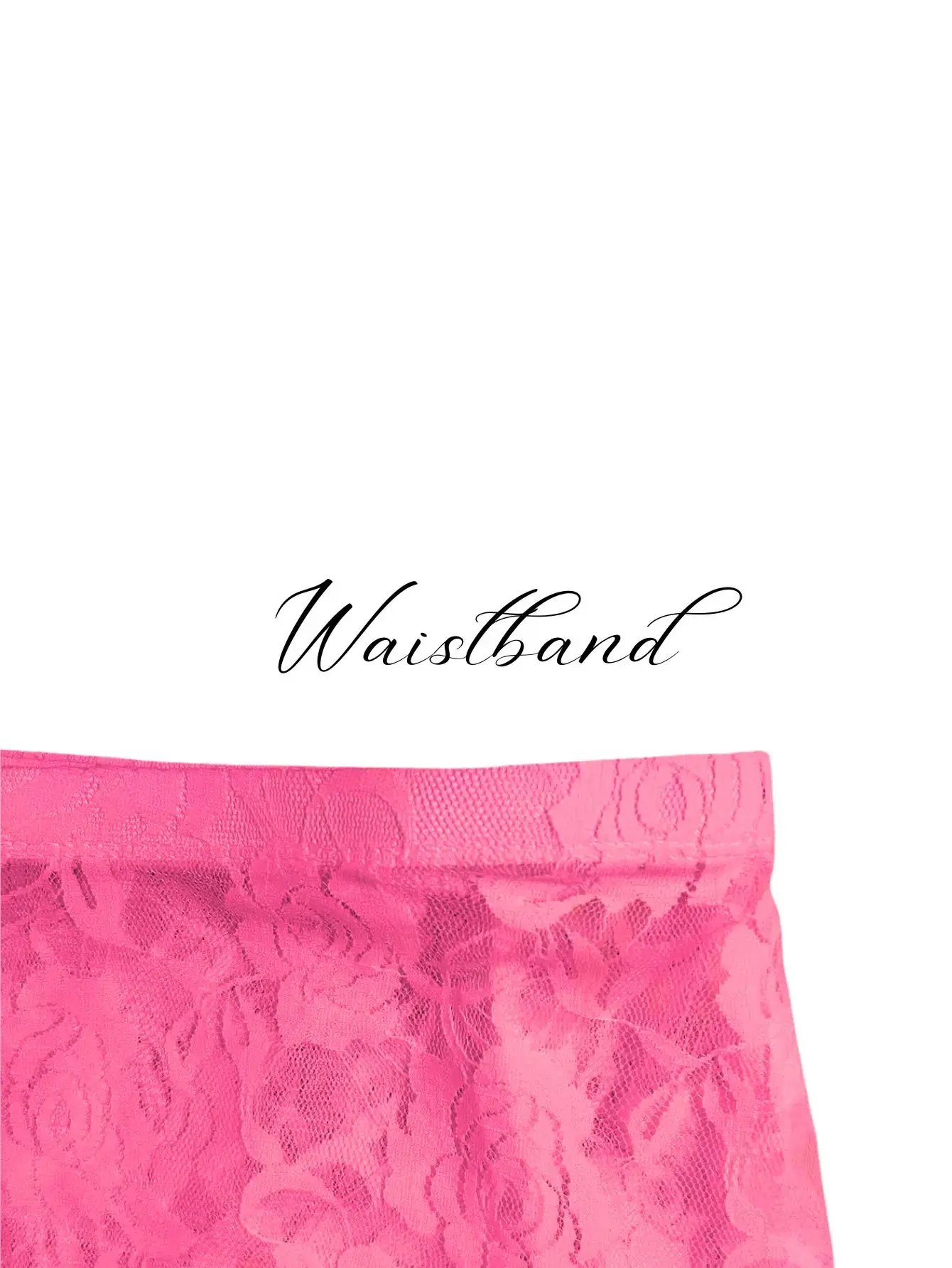 1Pc Men's Fashion New Design Sexy Lace Embroidery, High Elasticity Transparent Lace Flat Corner Underwear, Sexy, Ice Silk 3256811662670417 — image 9