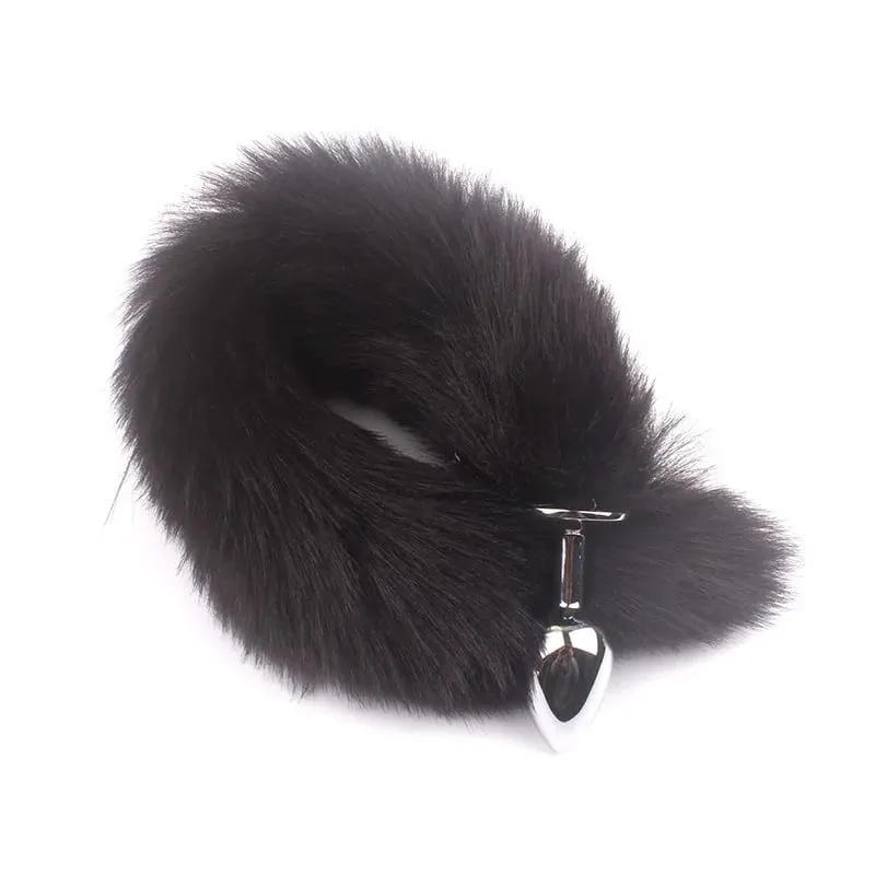 Cheap Anal Plug Metal Sexy Foxtail Anal Plug Role-play Sex Toy Male and Female Anal Plug Adult Game Couple Toys Sex Toys