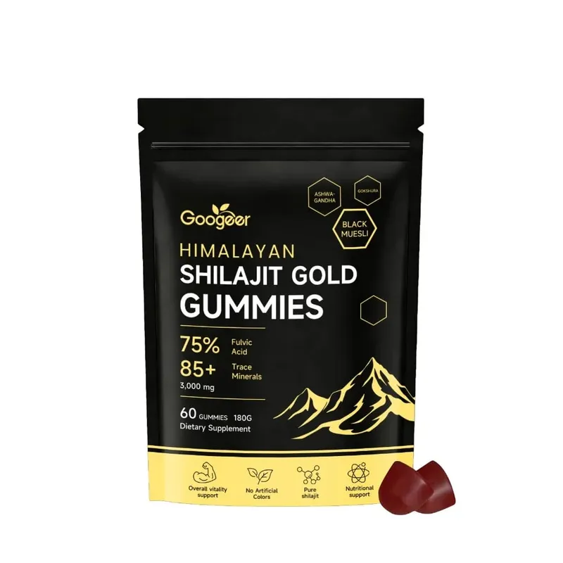 Η φόρμουλα Himalayan Shilajit Gold 60 Gummies Minerals υποστηρίζει την ενίσχυση της ενέργειας και τη ζωτικότητα του σώματος Φυσικό συμπλήρωμα διατροφής