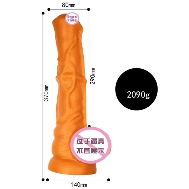 Napakalaking Horse Dildo Makatotohanang Hayop Penis Anal Plug Simulation Big Dick Masturbator na may Suction Cup Mga Matanda na Mga Sex Toy para sa Babae Mga Lalaki — image 8