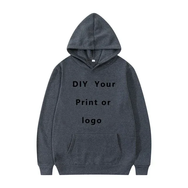 2024 homme femme décontracté personnalisé imprimé texte sweat à capuche bricolage Logo personnalisé personnalisé sweat à capuche personnalisé texte Logo sweat