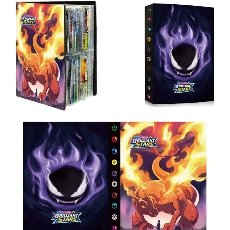240 τεμ. Fire Dragon Card& Diablo-Fire Dragon Card Book Charizard Cards άλμπουμ Βιβλίο κάρτα παιχνιδιού VMAX GX Holder Binder Series