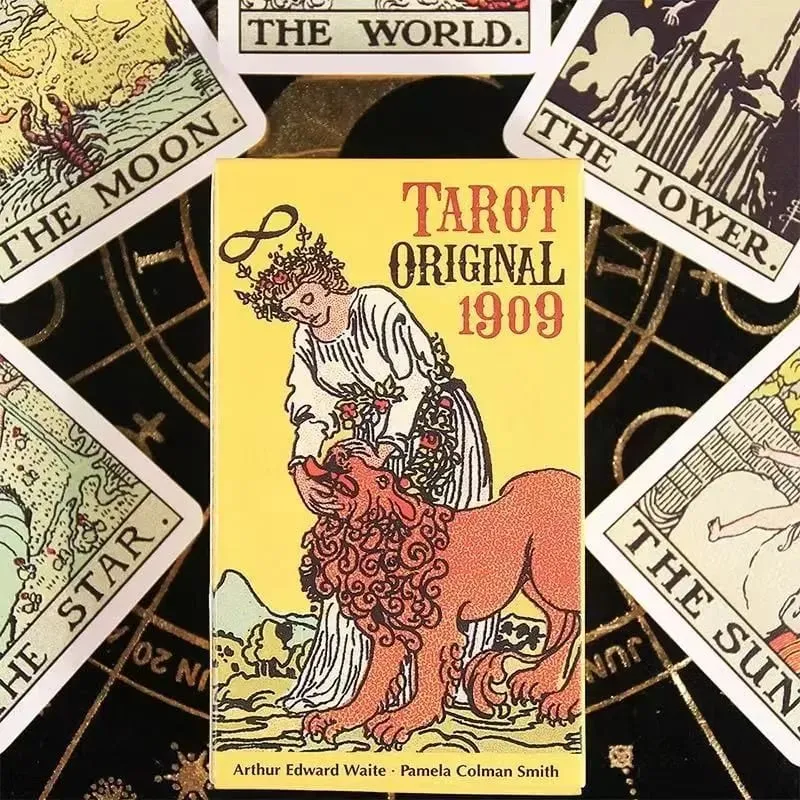 The Rider Waite Smith 1909 קלפי טארוט Oracle Deck למתחילים אנגלית ספרדית קלאסית מהדורת עתידות שחק משחק