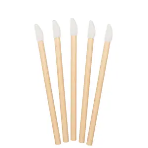 50 stks/pak Wegwerp Bamboe Lippenborstel Wimpers Micro Borstels Applicator Tool voor Wimperverlenging Vrouwen Make-up Gereedschap