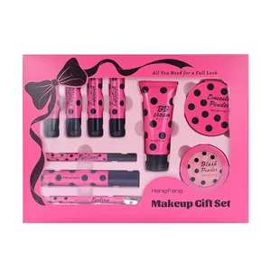 مجموعه کامل آرایش آرایشی زیبایی برای پالت صورت Hengfang Eyeshadow Repstick Tools Case Gift Friendly