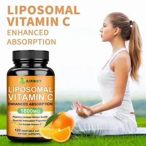 Liposomal Vitamin C 1600mg - Promotes Collagen Production Immune Support Powerful Antioxidant