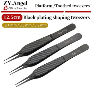Pinzette Edison per chirurgia plastica medica Chirurgia cosmetica del naso a doppia palpebra Pinzette per pancia grande con denti e ganci