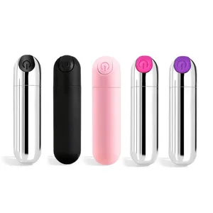 G Spot Bullet Vibrator פטמת דגדגן ממריץ 10 מצב רטט נייד מיני וגינאלי לעיסוי אנאלי צעצועי מין למבוגרים לנשים