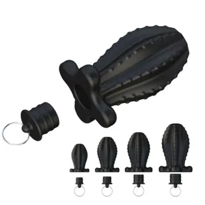 4 Sizes Silicone Butt Anal Plug Anus Tunnel Vaginal Anchor Shower Enema Dilatador Dildos Bdsm Toy Women Men Masturbator Sex Toys