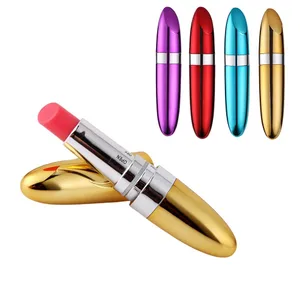Mini vibratore discreto Rossetto Potente stimolazione del clitoride G-Spot Pallottola vibrante masturbazione Giocattoli adulti del sesso per le donne