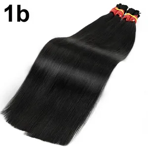Shinehair nagykereskedelmi egyenes emberi haj ömlesztett 100% valódi emberi hajhosszabbítás kiemelés 16A természetes fekete haj köteg szőke 613