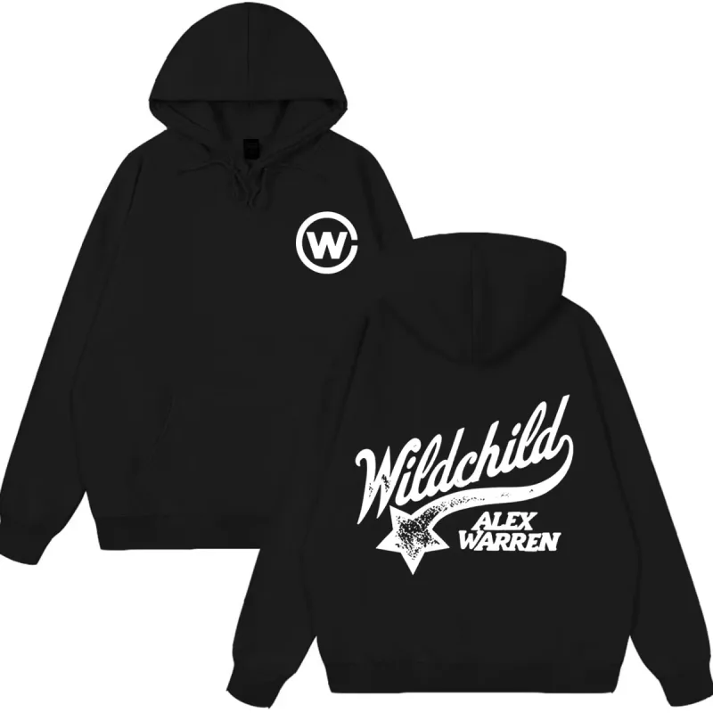 Alex Warren álbum Wild Child Tour 2026 Merch Sudadera con capucha hombres mujeres moda Vintage sudaderas de manga larga suéter suelto de gran tamaño