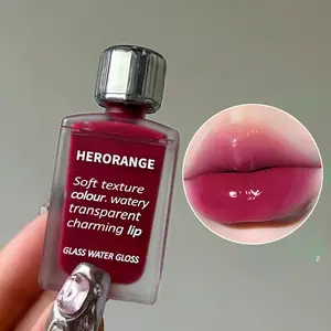 Laque à lèvres légère semblable à du verre - Formule hydratante à brillance miroir ; Longue tenue et éclaircissant la peau, anti-taches