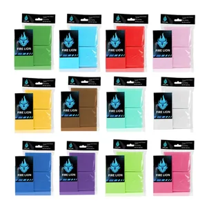 66x91mm 100PCS/Set Solid Matte Trading Card Sleeves Standard Size Card Protector for PTCG/TCG /MTG