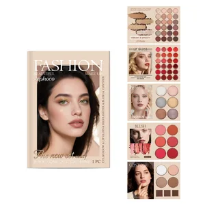 Set de machiaj All In One Fard de pleoape Pigment natural Fard de obraz Fard de obraz pentru contur Luciu de buze Trus cosmetic pentru fata intreaga Petrecere zilnica Incepatori