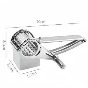 Dụng cụ xay phô mai bằng thép không gỉ Tay quay đa chức năng Rau sô cô la Cà rốt Nut Máy thái nhanh Hiệu quả Dụng cụ nhà bếp