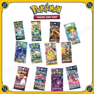 Originální Pokemon PTCG hra s výměnnými kartami Zjednodušená čínský meč a štít Balíček všech sérií Sun&Moon Reinforcement Anime hry