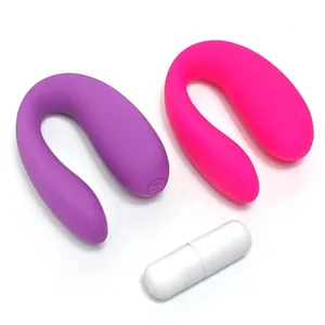 Stimulateur clitoridien en forme de U, vibrateur Vaginal Portable pour femme, masseur de point G, petit vibrateur à balle puissant, jouets sexuels portables