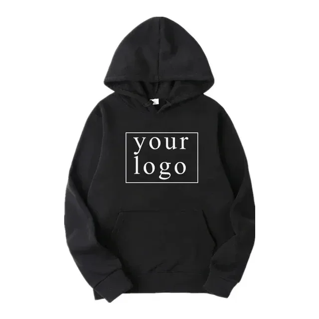 2024 homme femme décontracté personnalisé imprimé texte sweat à capuche bricolage Logo personnalisé personnalisé sweat à capuche personnalisé texte Logo sweat