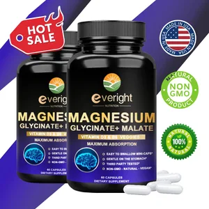 Magnesium Glycinate Penyerapan Tinggi - Menyokong Mood Tidur Otot Kesihatan Jantung & Sistem Saraf