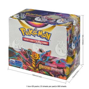 360Pcs French Pokémon TCG: 360 ORIGINE PERDUE Box Pokemon Cards 36 Pack Box
