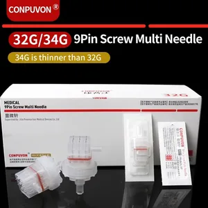 Testa monouso medica a nove aghi 32G/34G Macchina per connessione ultra fine di bellezza indolore Macchina a nove aghi ultra fine
