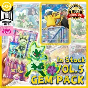 Skladem 100% originální Pokemon PTCG karty Gem Pack Vol 5 Simplified Chinese Tcg Vol. 5 karetní hra Gem Pack 4 kolekce Dárková krabička