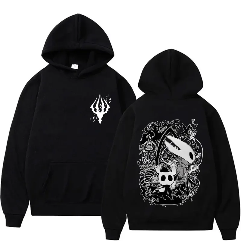 Oyun içi boş şövalye grafik kapşonlu erkek kadın giyim rahat büyük boy streetwear erkek Vintage polar kapüşonlular hayranları hediye eşofmanı
