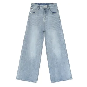 Mặc Ra Quần Jean Nam Vintage Màu Sắc Nam Quần Ống Rộng Dạo Phố Cao Cấp Túi Nam Denim Thẳng Quần Mới 9C4510