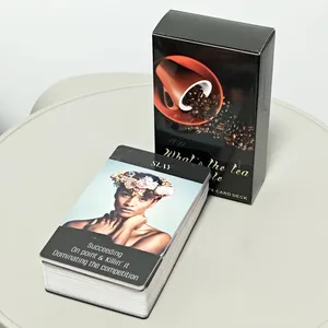 10,3 * 6 cm Què és The Tea Situations Oracle Deck 78 peces de cartes Tarot