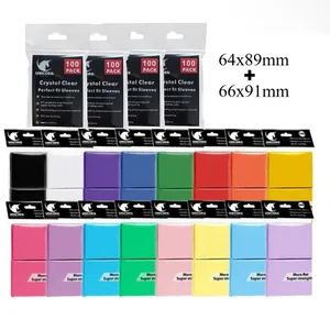 200PCS Card Sleeves Trading Cards Double Layer Matte Standard Size Card Sleeves for Pokemon MTG Baseball Sport Card Board Game