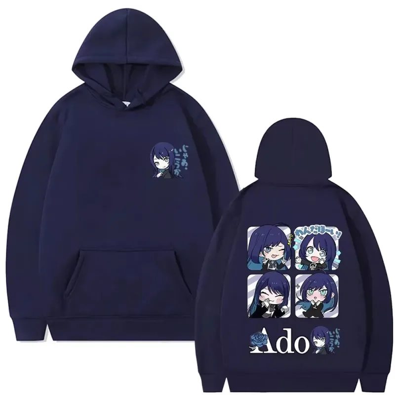 Χαριτωμένο Kawaii Ado Cartoon Style Hoodies Fans Δώρο Ανδρικά γυναικεία casual υπερμεγέθη φούτερ Unisex Φούτερ πουλόβερ σε ιαπωνικό στυλ
